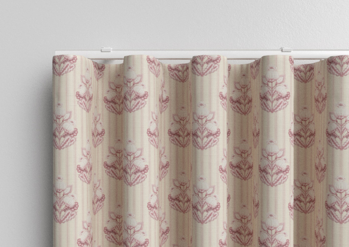 Midford, Mantels Stripe Rosies Pink - Made to Measure Curtains - Image 13